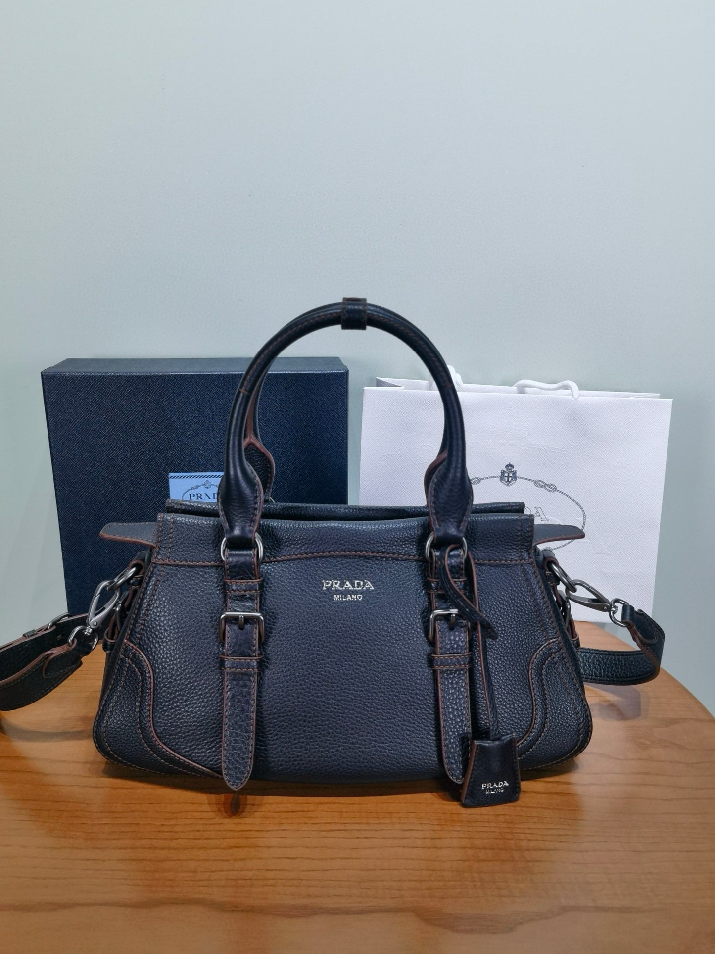PD Bonnie Leather Tote Bag 35x22x11cm