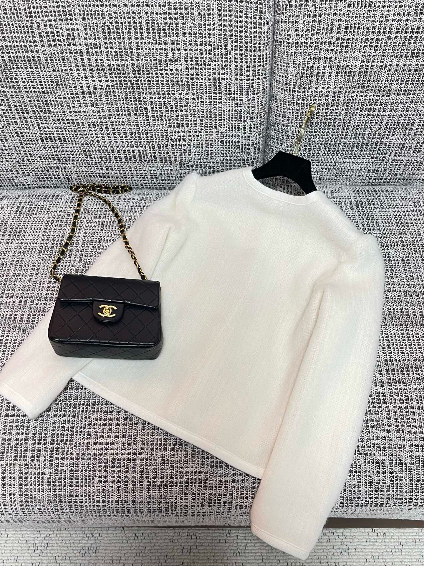 Chanel Cardigan With Skirt Set