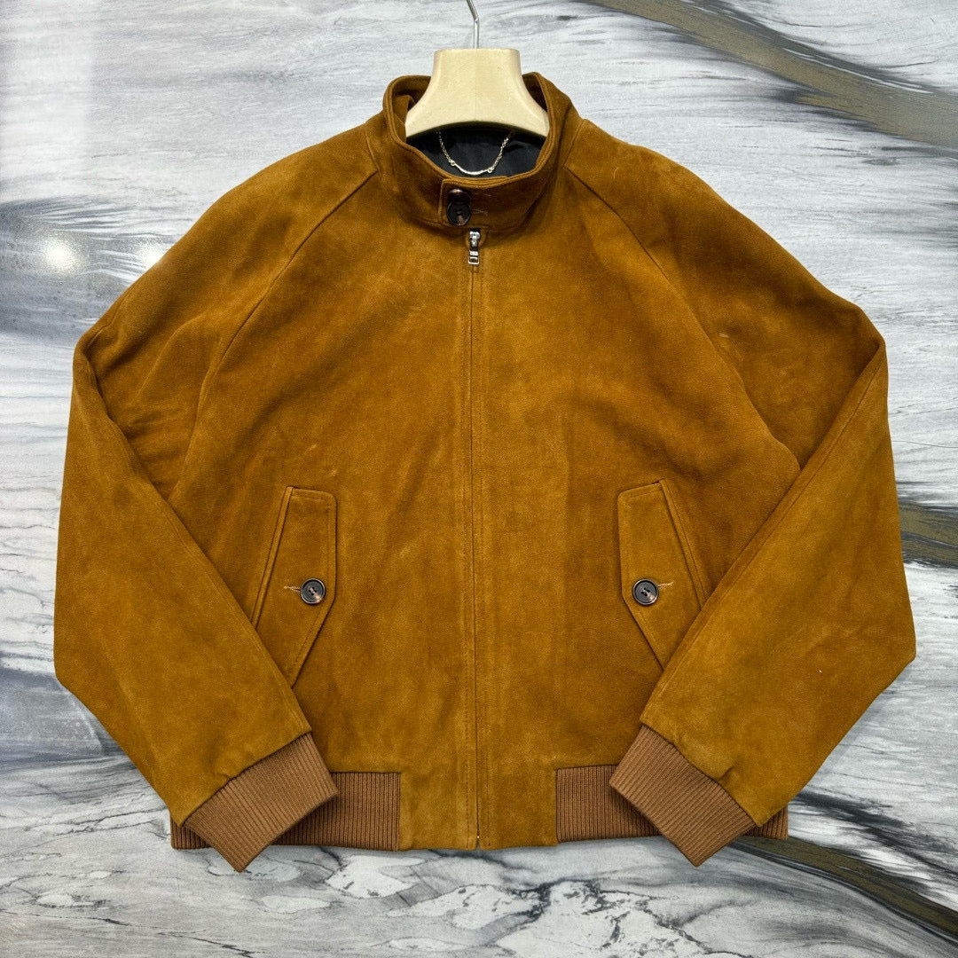 Prada Suede Bomber Jacket