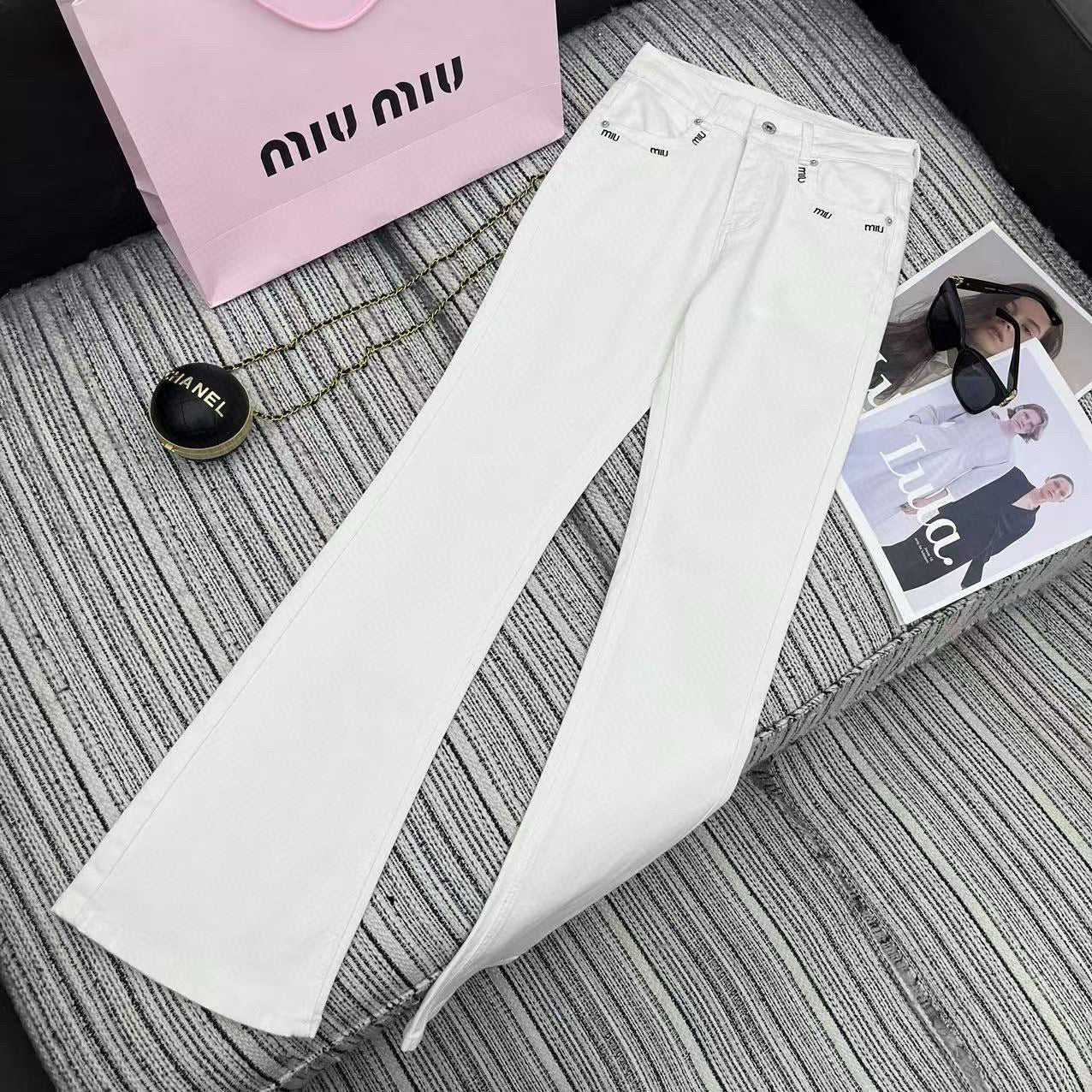 Miu Miu Long Jeans