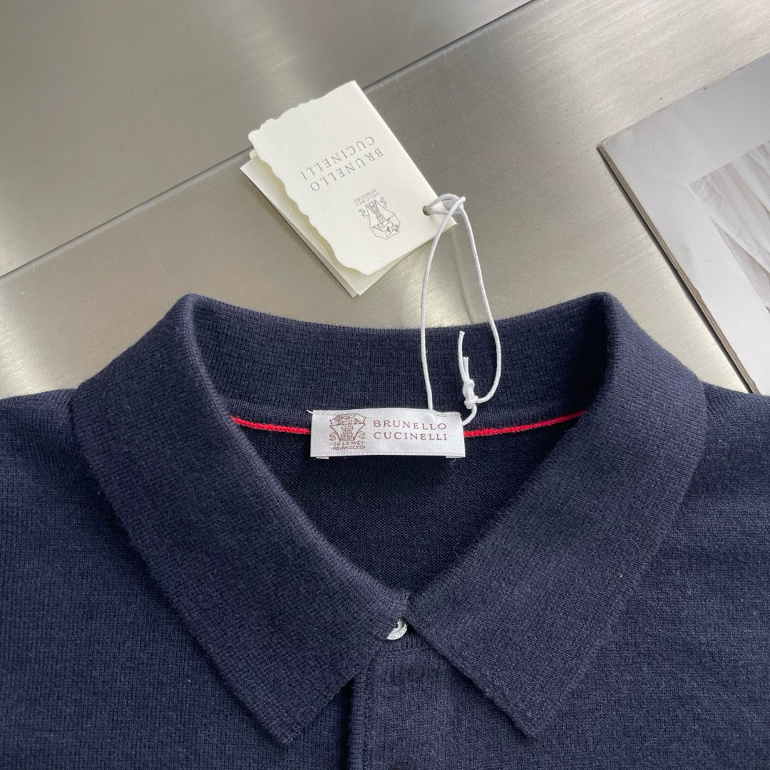 Brunello Cucinelli Long Sleeve Polo