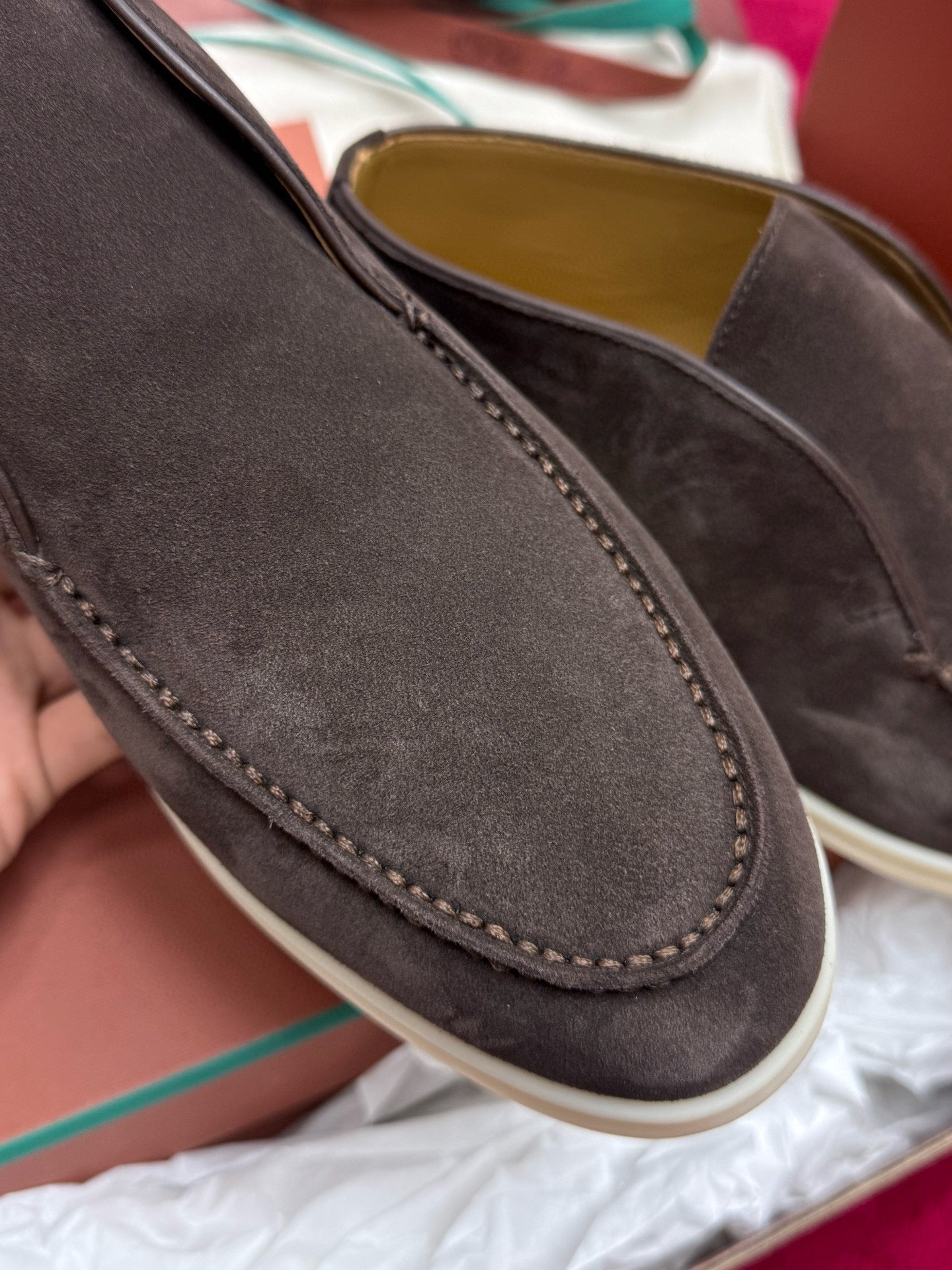 Loro Piana Open Walk Loafers