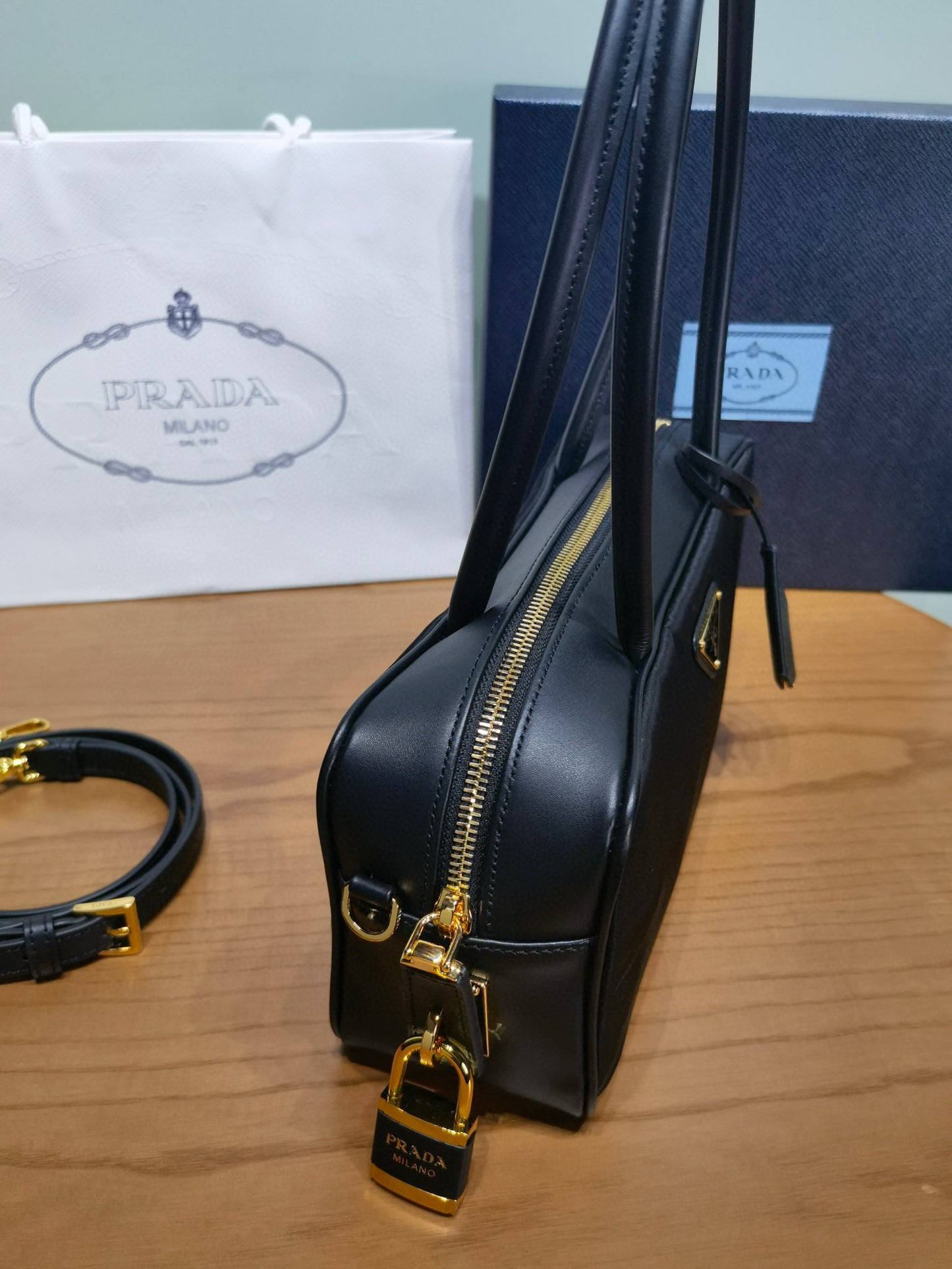 Prada Lock Handle Bag