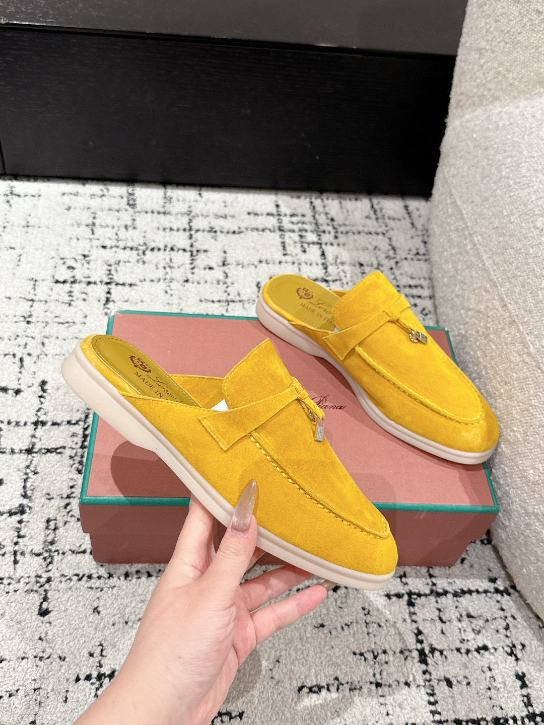 Loro Piana Sabot Loafers