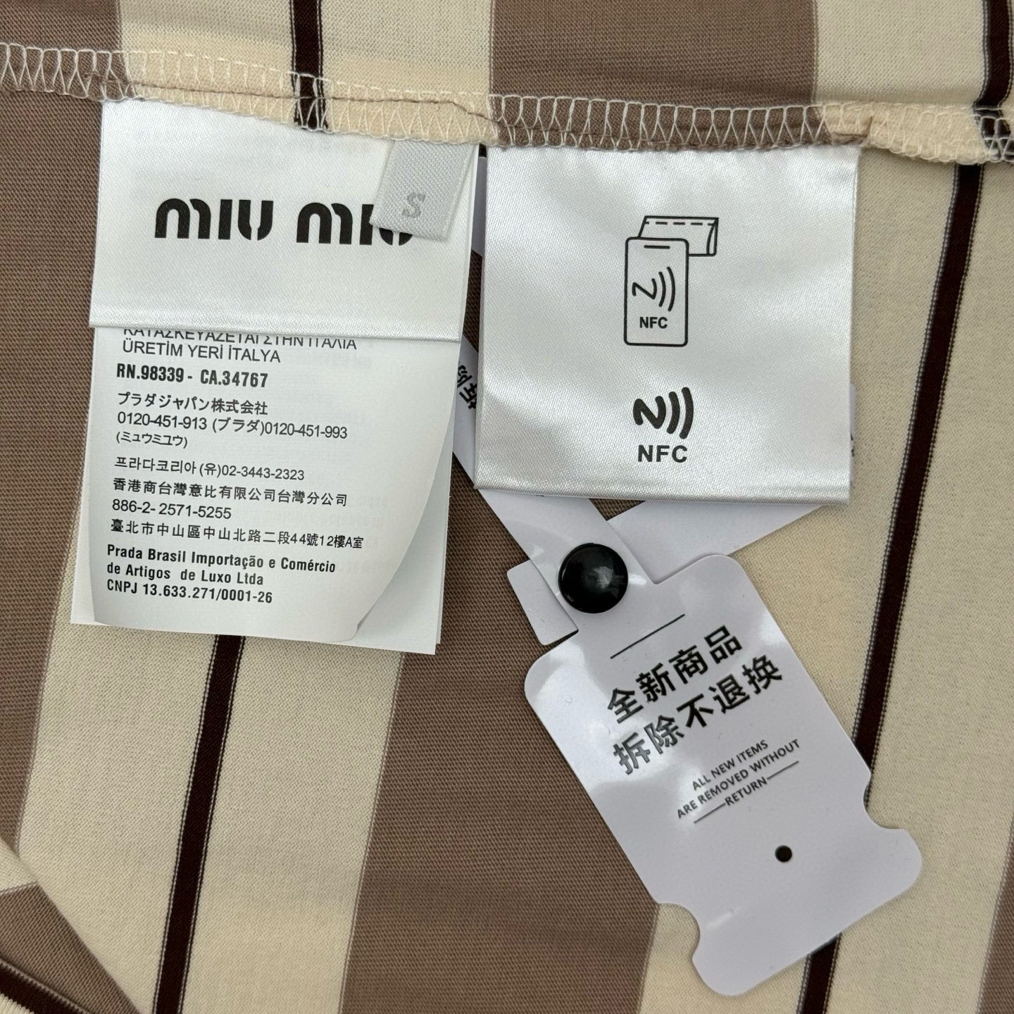 Miu Miu Long Sleeve Polo