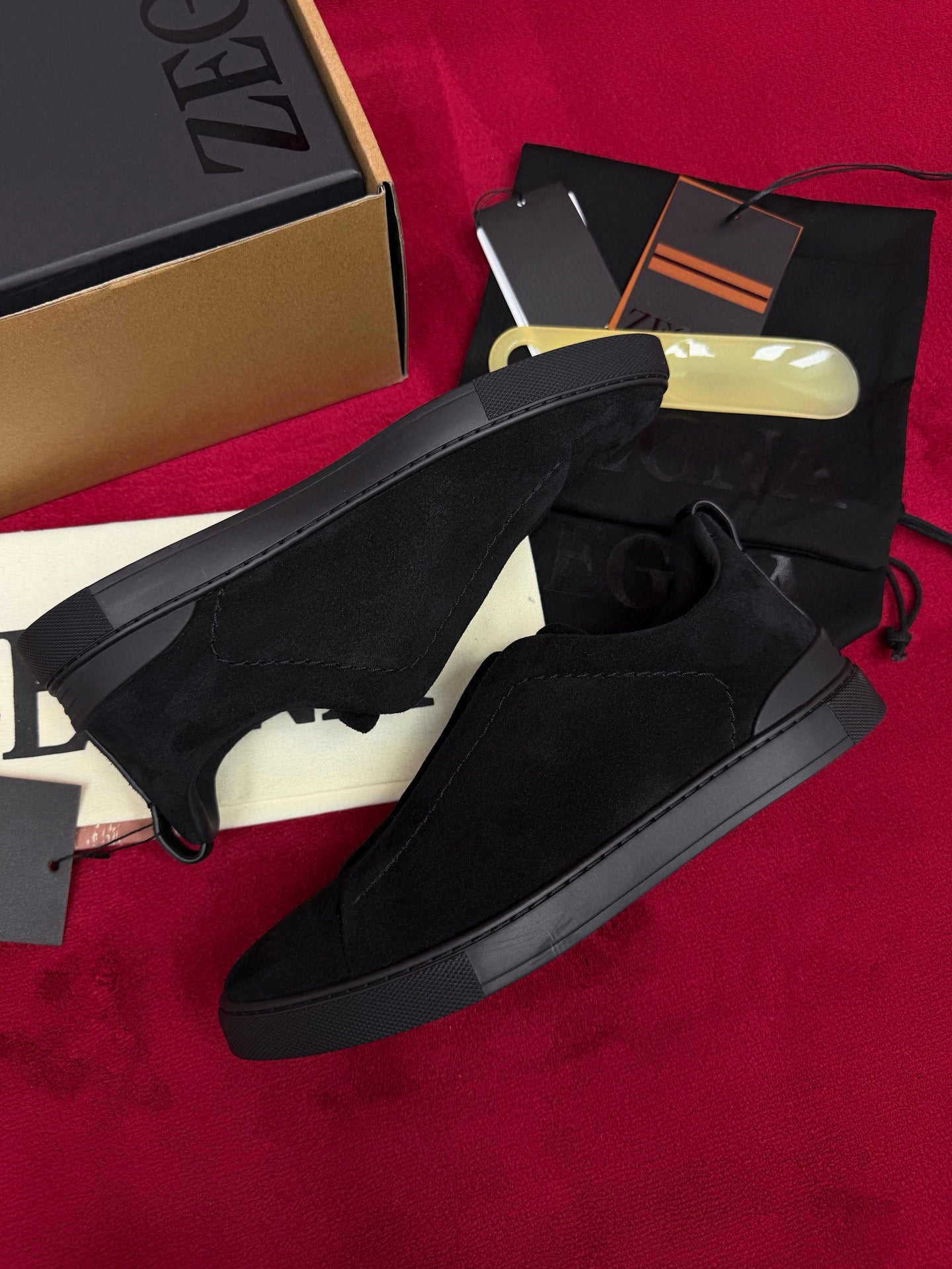 Zegna Suede Sneakers