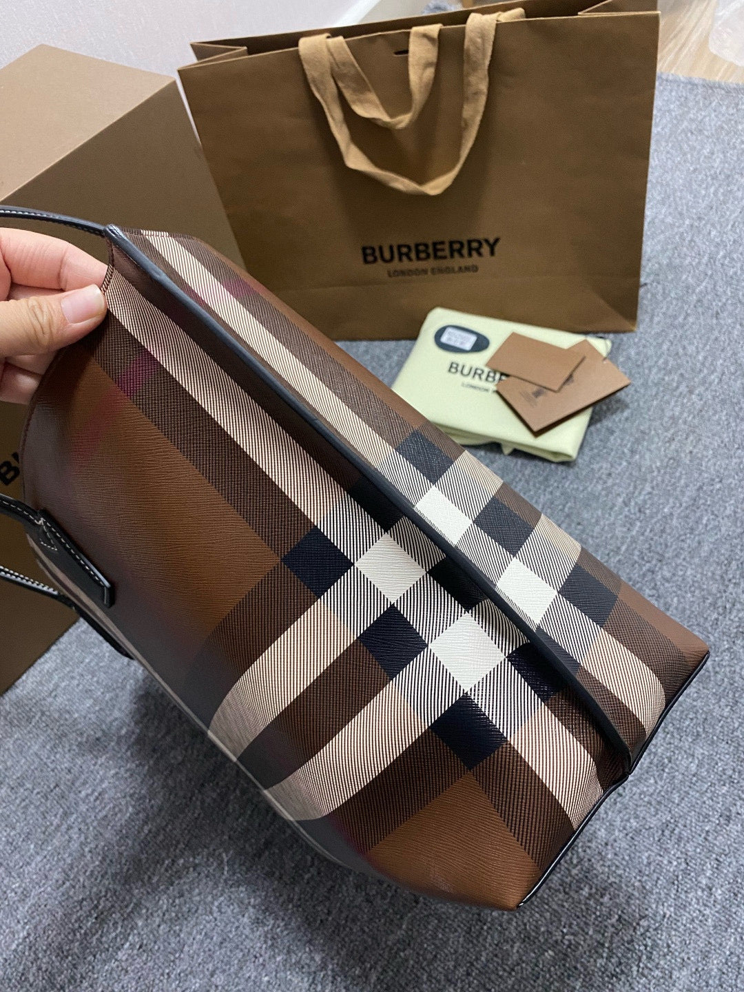 BBR Medium Check Tote Bag