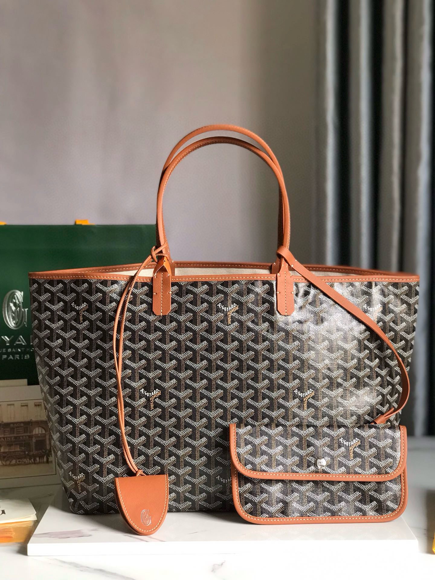 GOYARD SAINT LOUIS PM 34*27*14