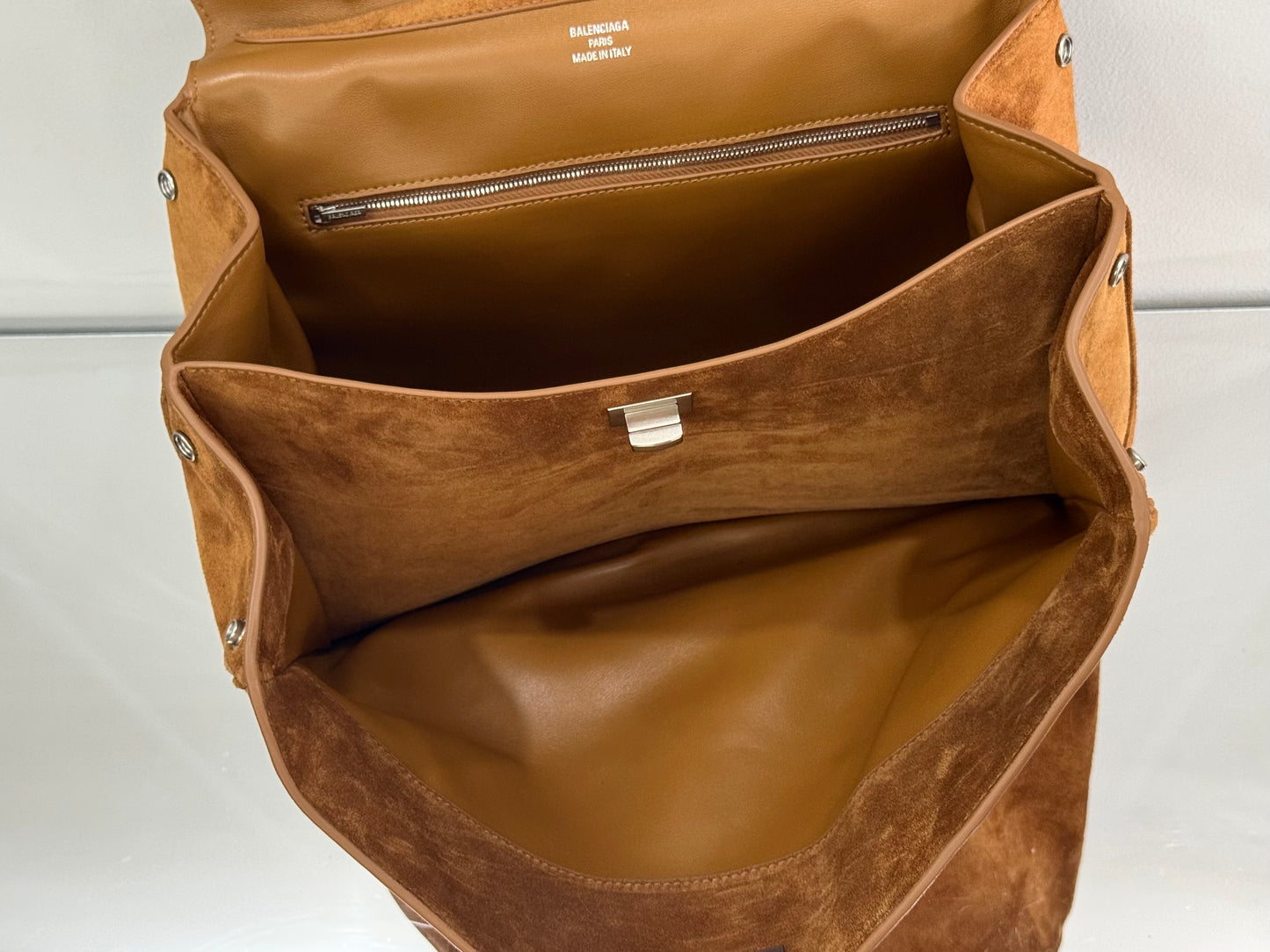 BLCG Rodeo Medium Suede Handbag(35x23x11cm)