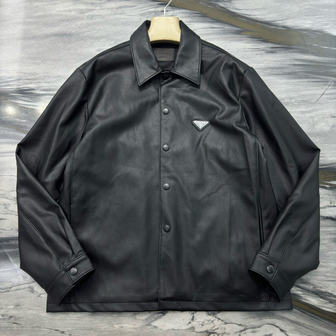 Prada Leather Shirt