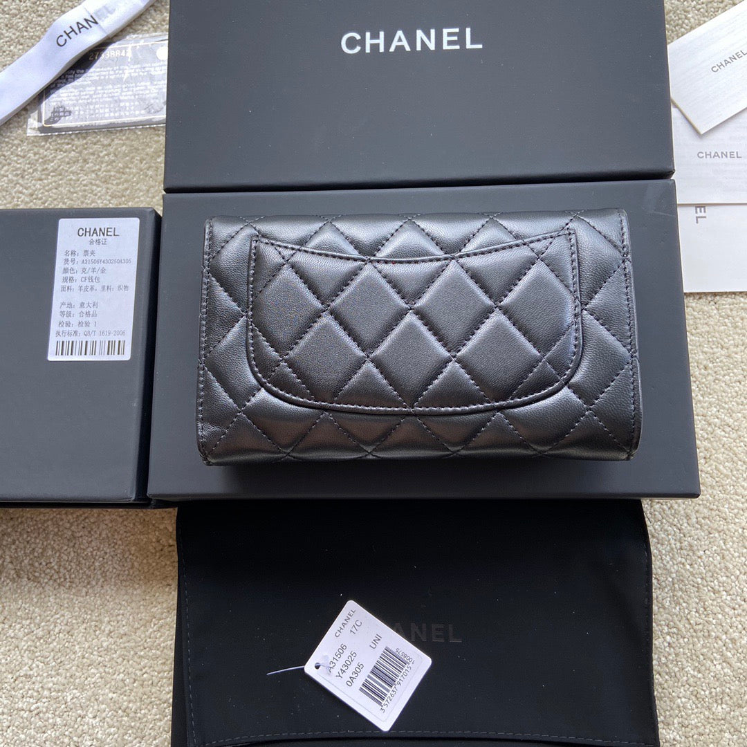 Chanel Long Flap Wallet