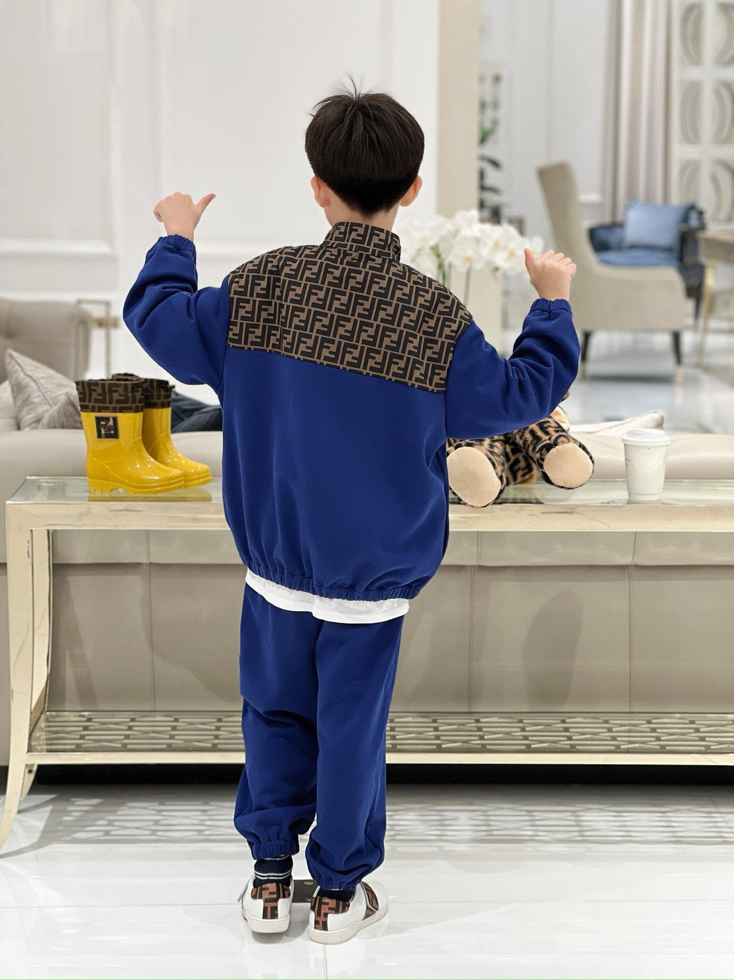 Fendi Jacket/Long Pant Set