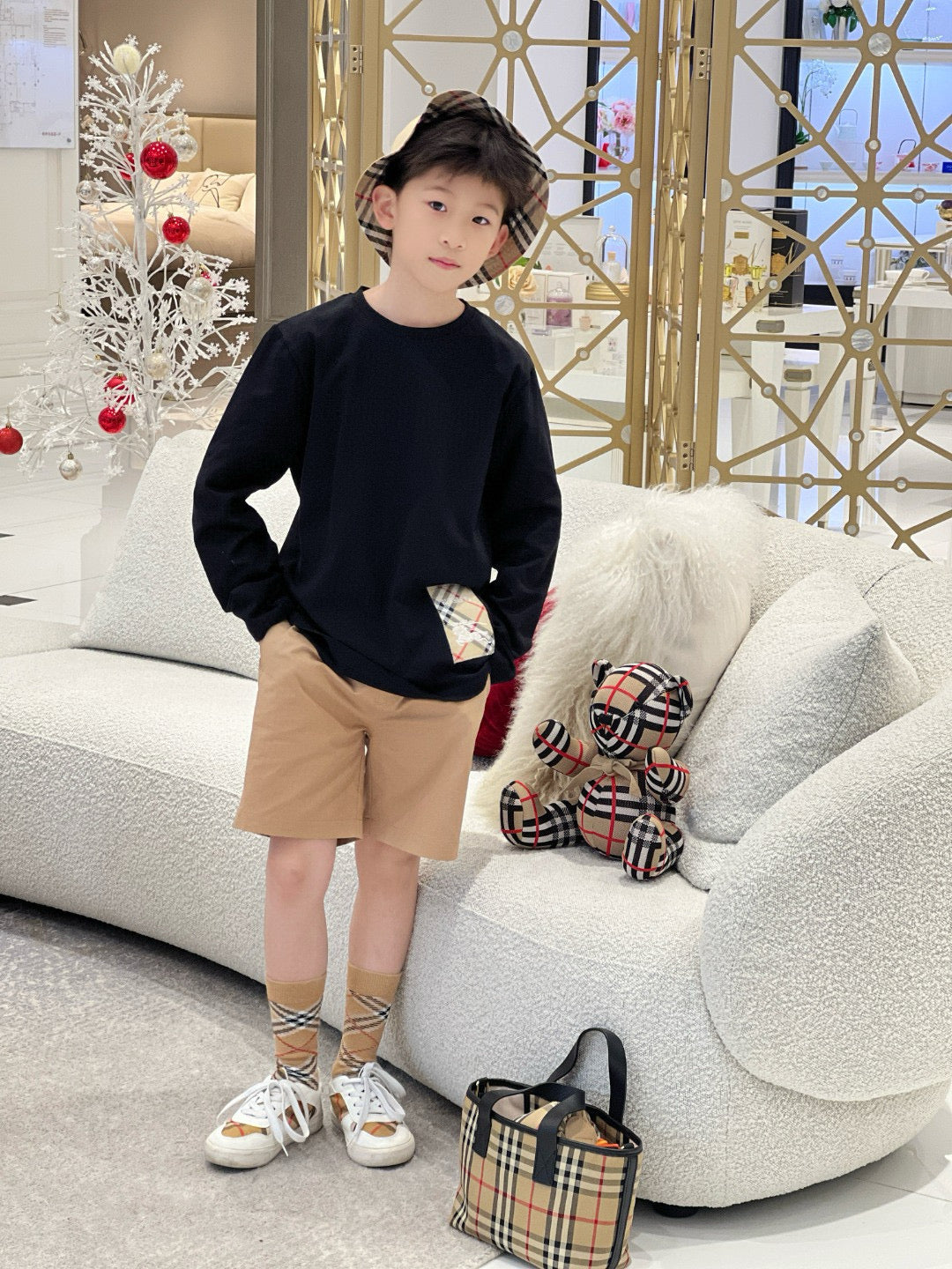 Burberry Sweater/Short Set
