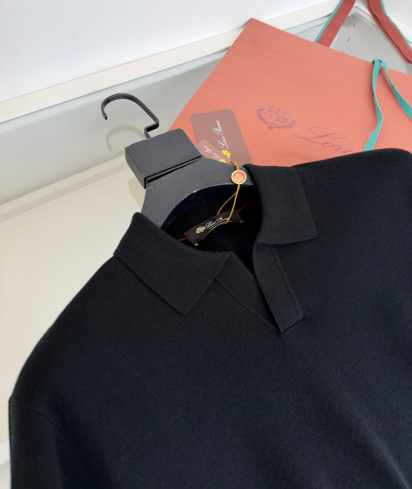 Loro Piana Long Sleeve Polo