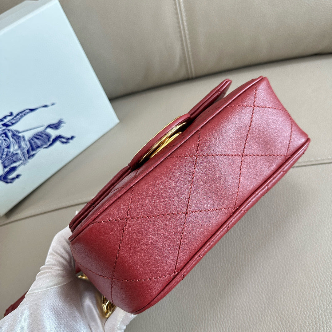 BB Quilted Crossbody Bag