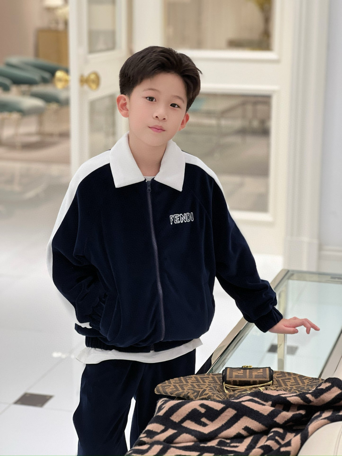 Fendi Jacket/Long Pant Set