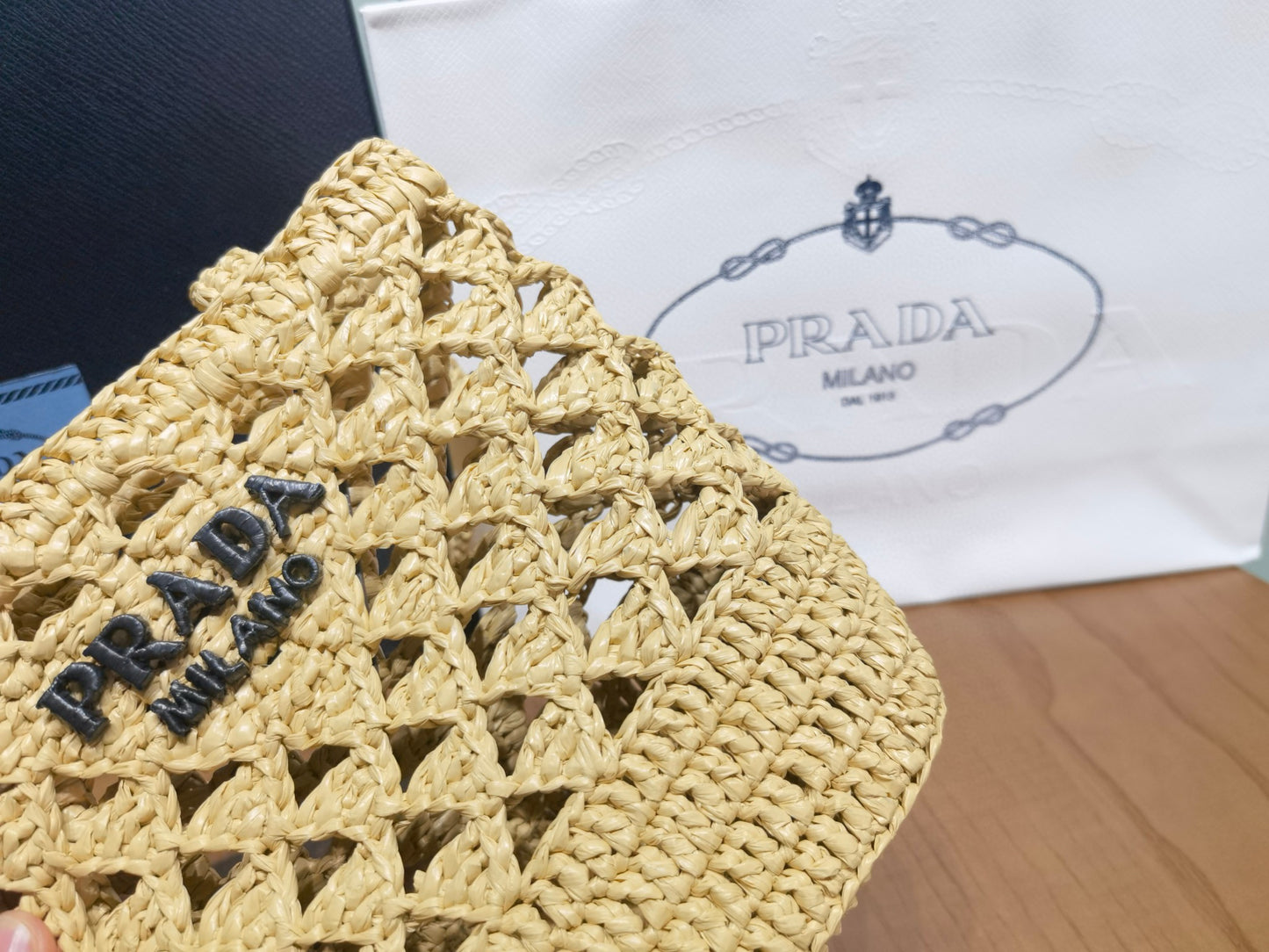 PD Mini Crochet Tote Bag