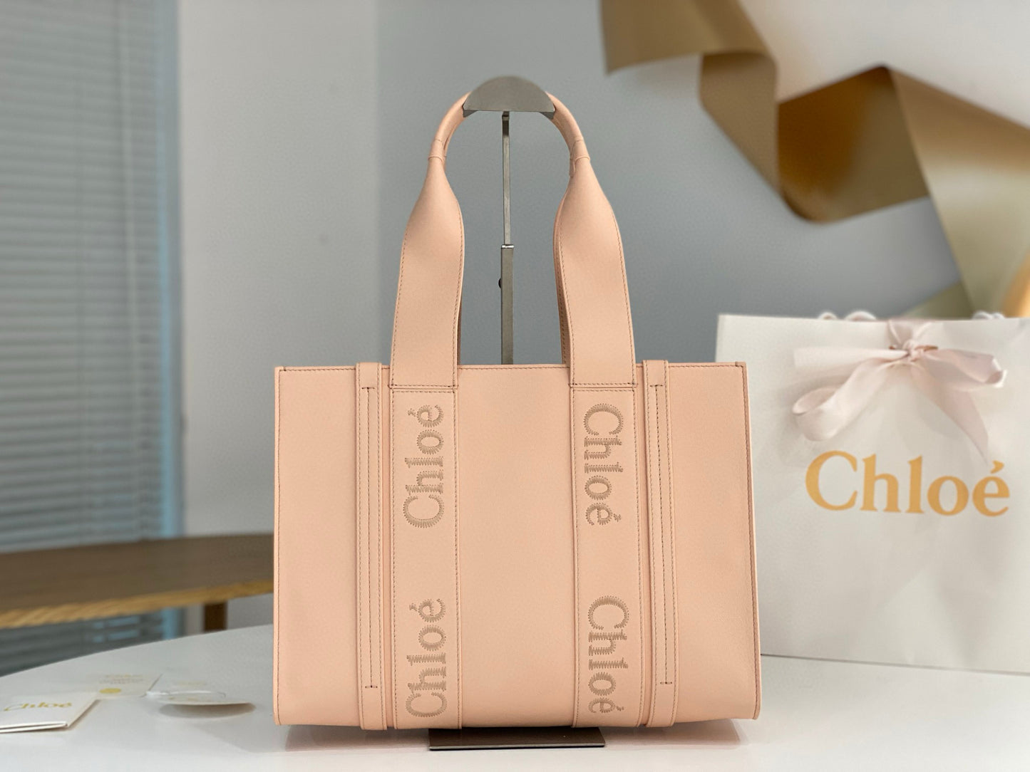 Chloe Woody Tote Bag