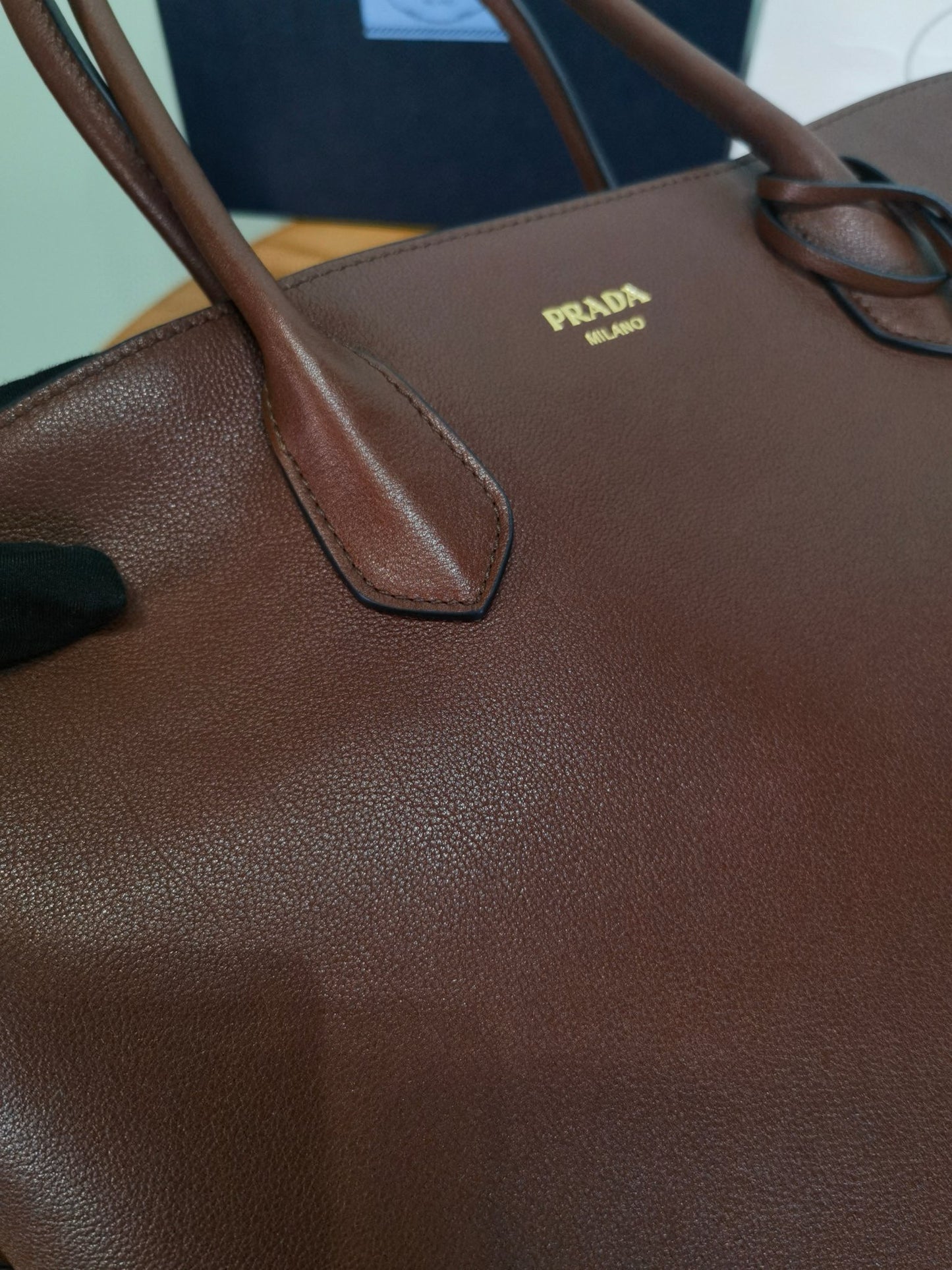 PD Large Leather Tote Bag