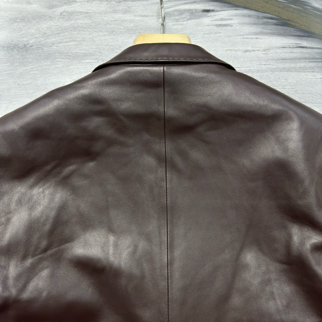 Brunello Cucinelli Leather Coat