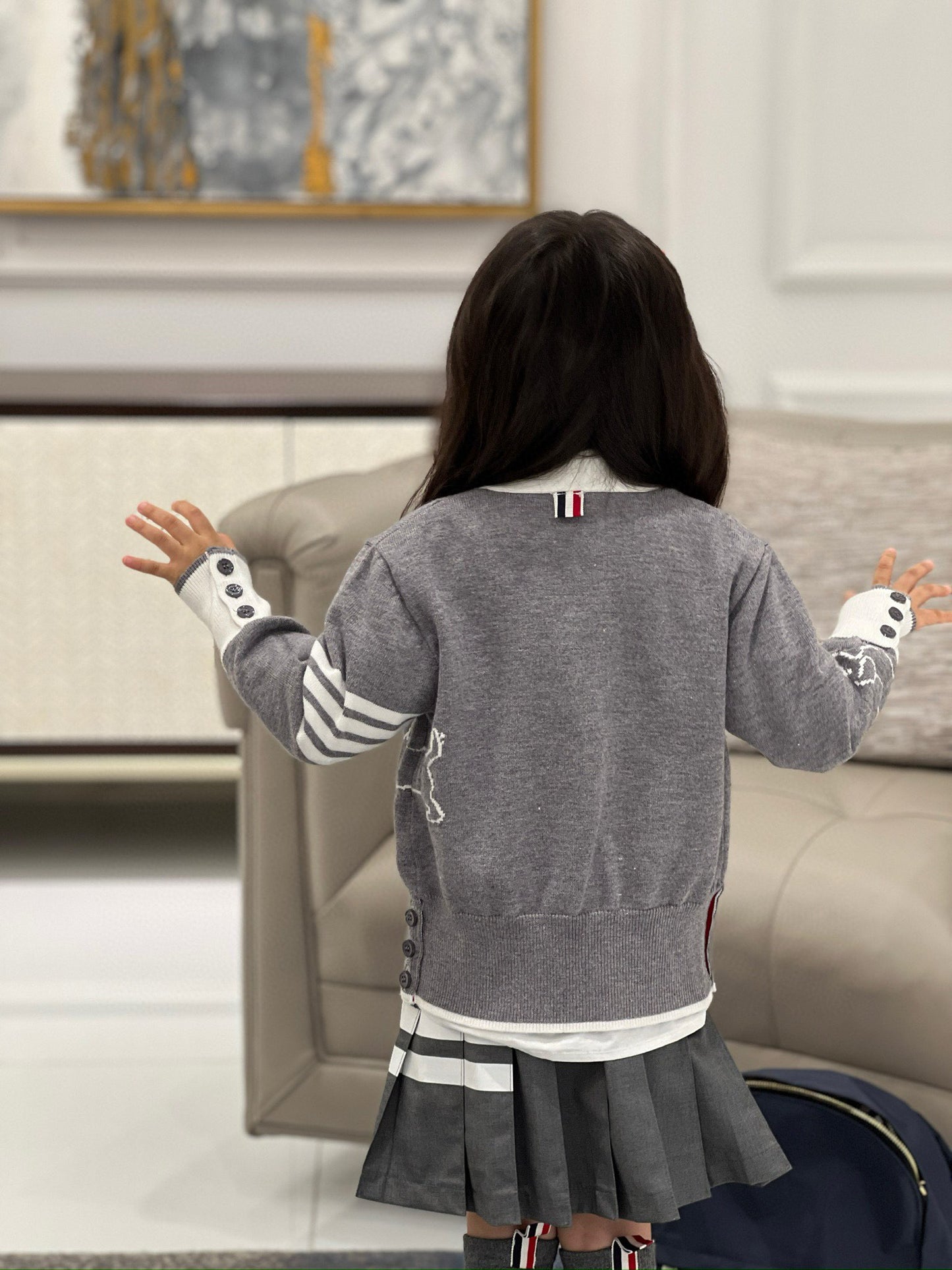 TB Cardigan/Skirt Set