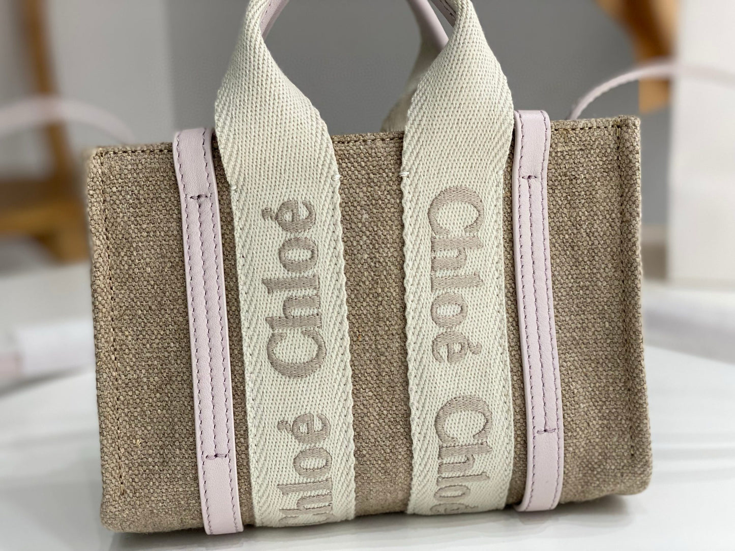 Chloe Woody Tote Bag