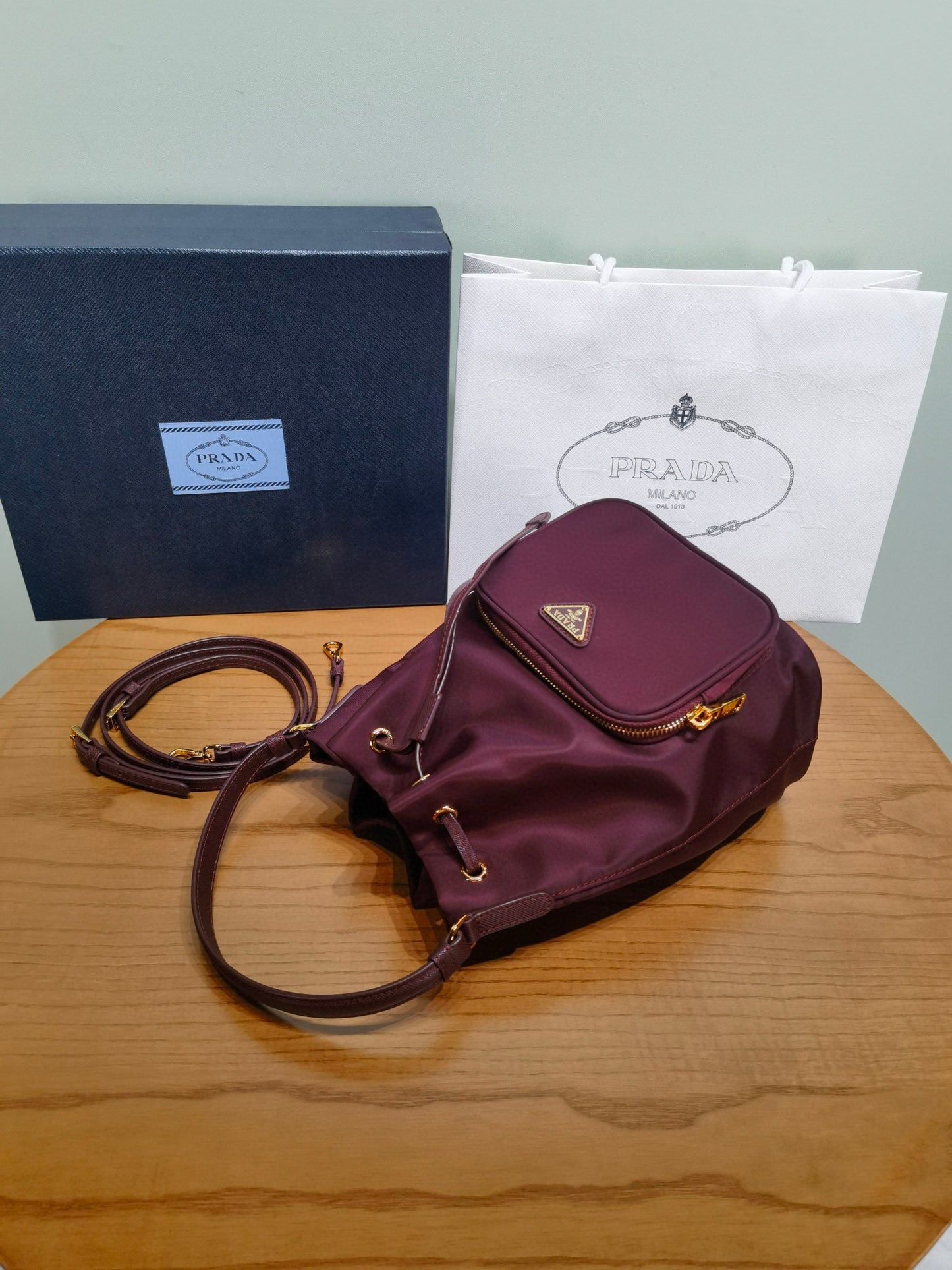 Prada Bucket Shoulder Bag