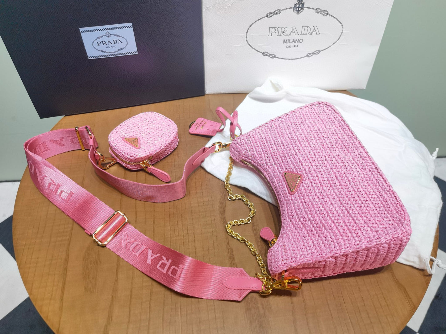 Prada 3 in 1 Cross Body Bag
