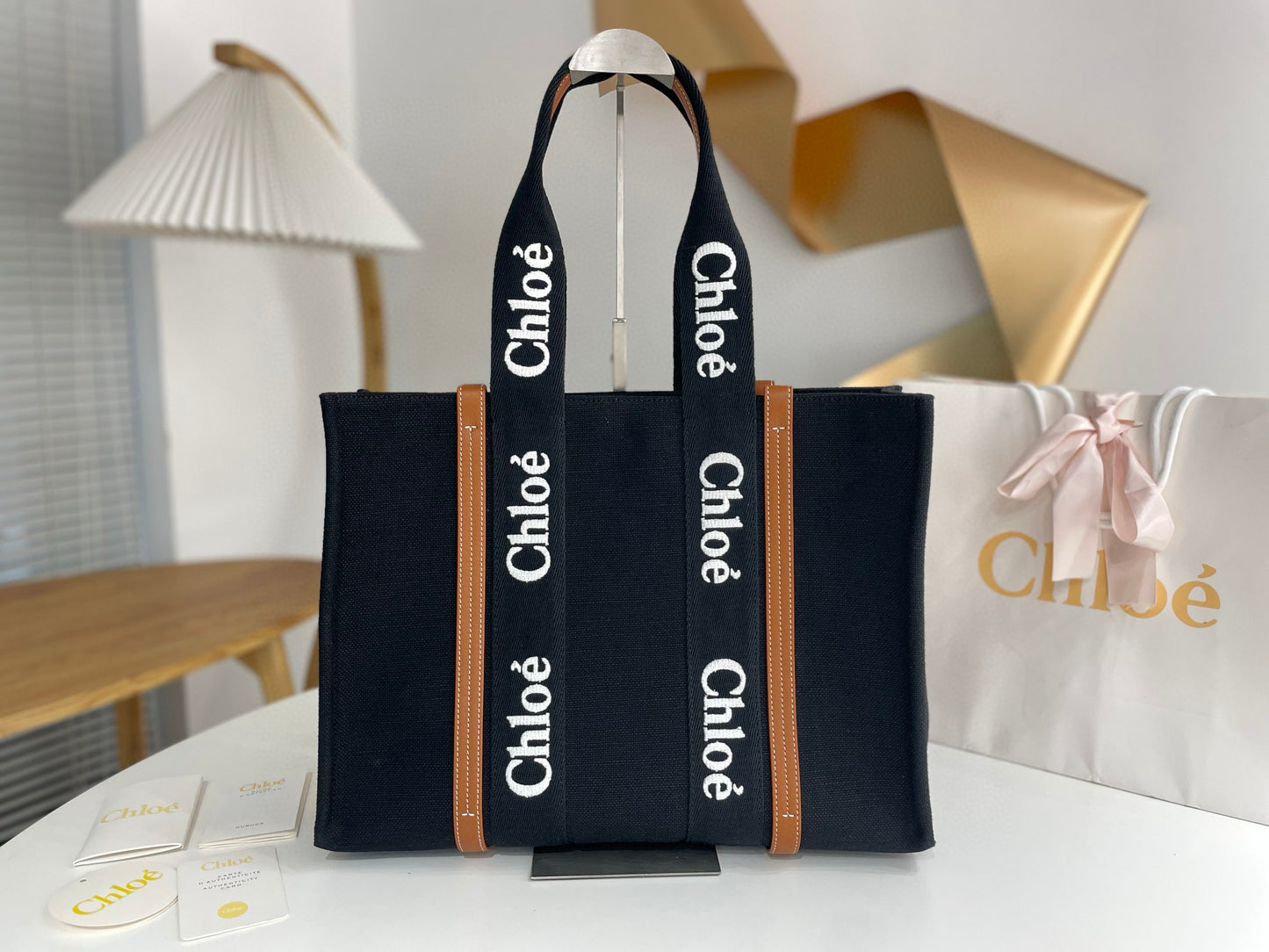 Chloe Woody Tote Bag