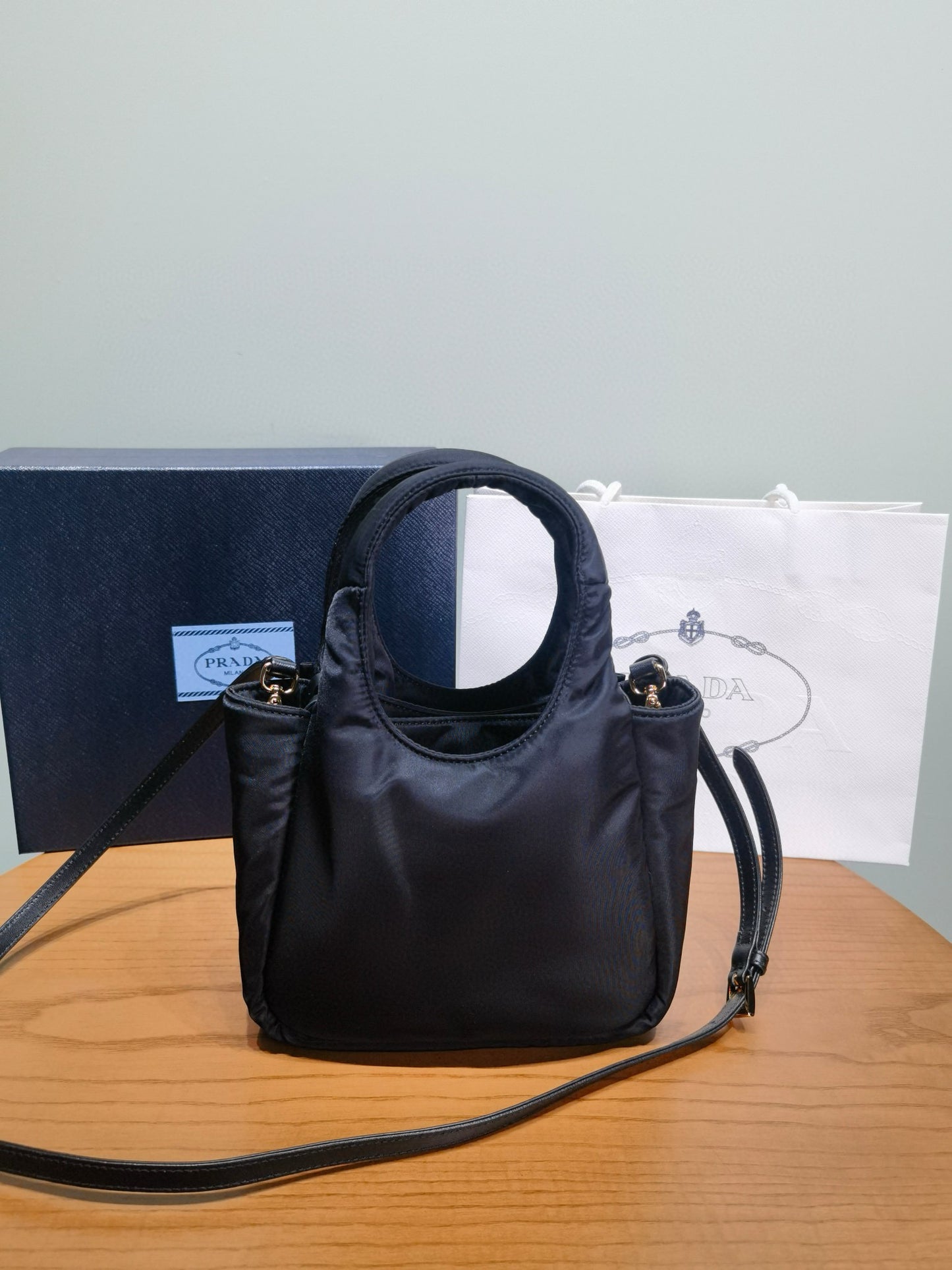 Prada Knot Mini Tote