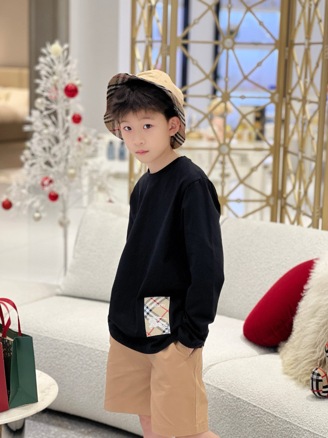 Burberry Sweater/Short Set