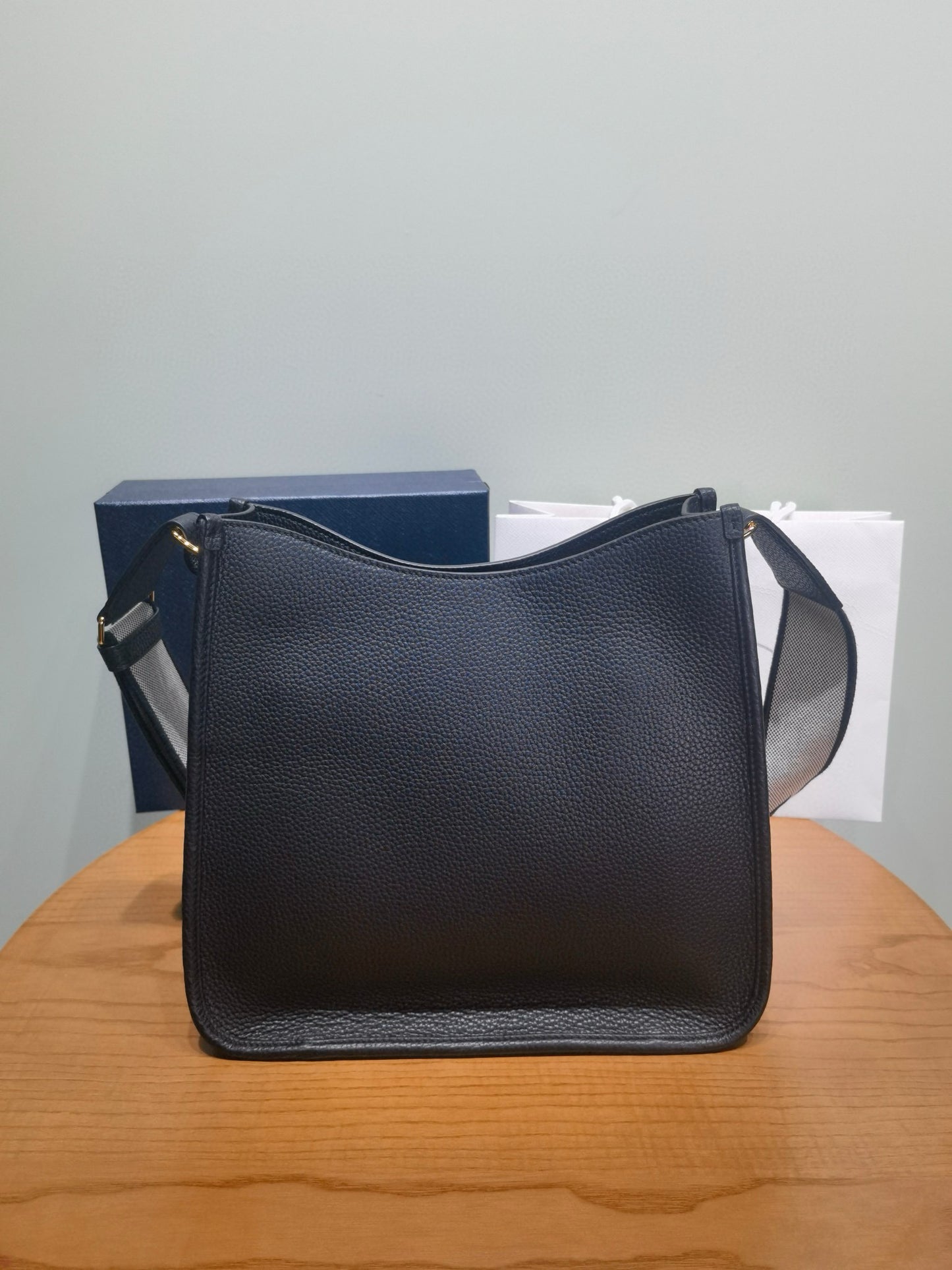 PD Mini Leather Shoulder Bag 30x28x12cm