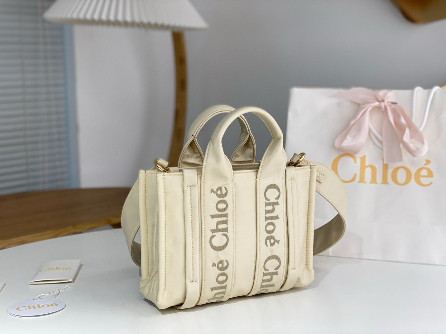 Chloe Woody Tote Bag