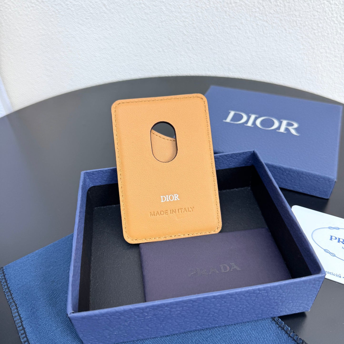 Dior Magnetic Card Holder