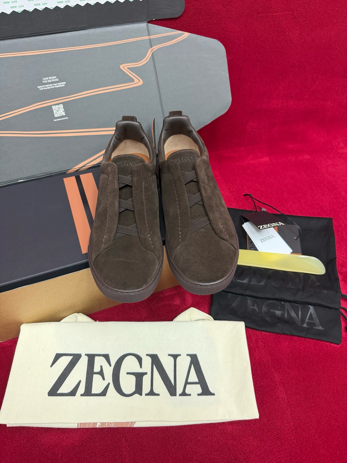 Zegna Suede Sneakers