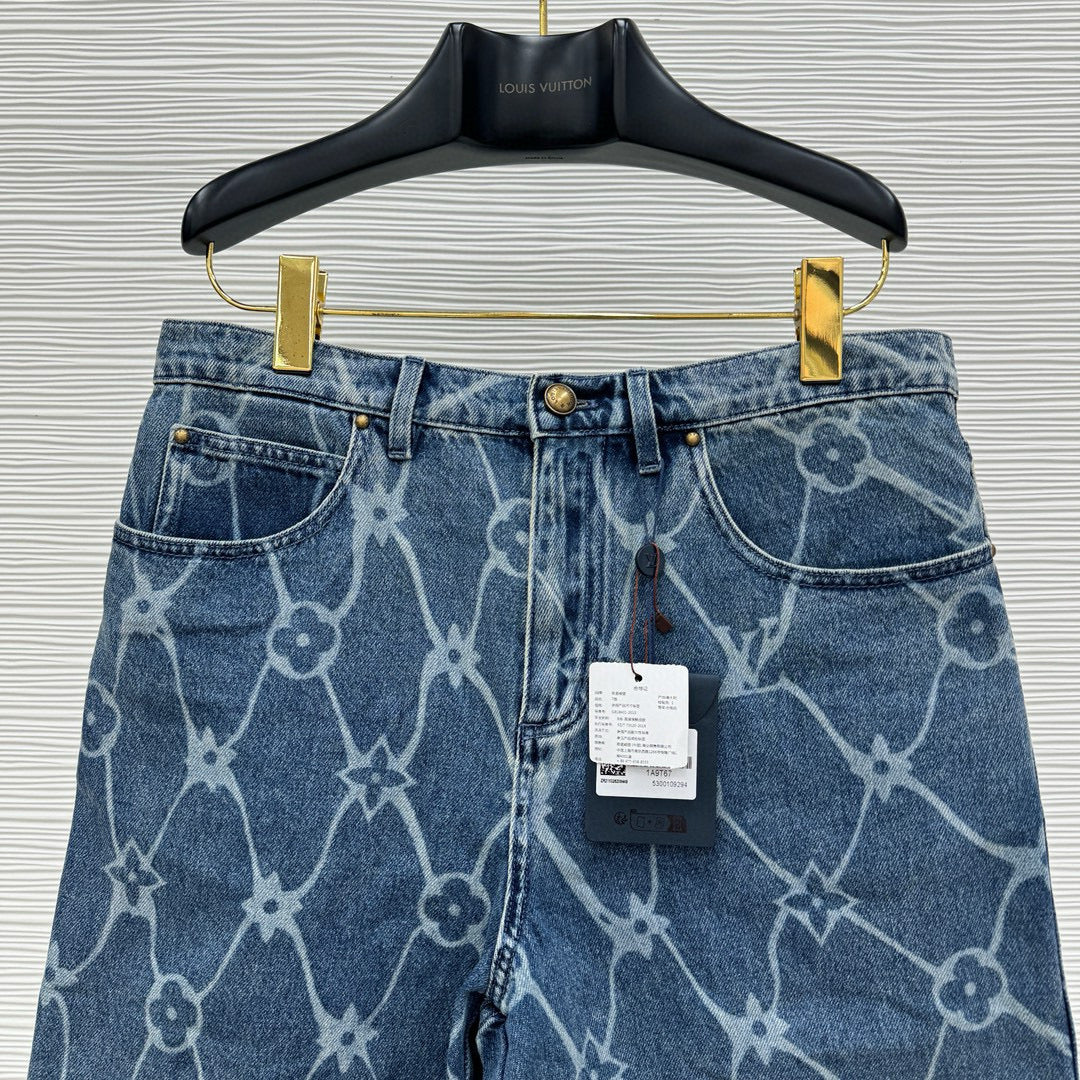 1V Denim Shorts