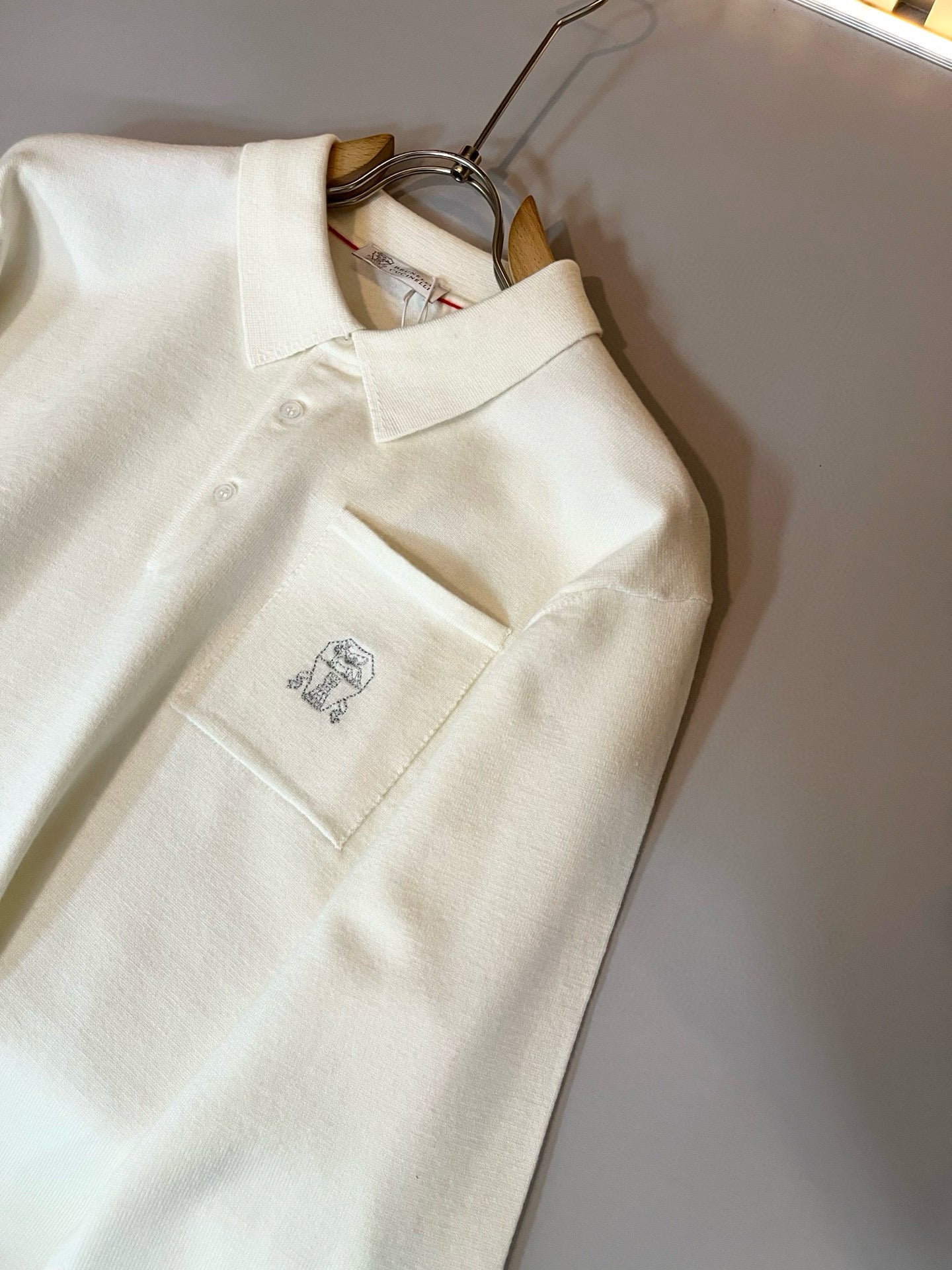 Brunello Cucinelli Long Sleeve Polo