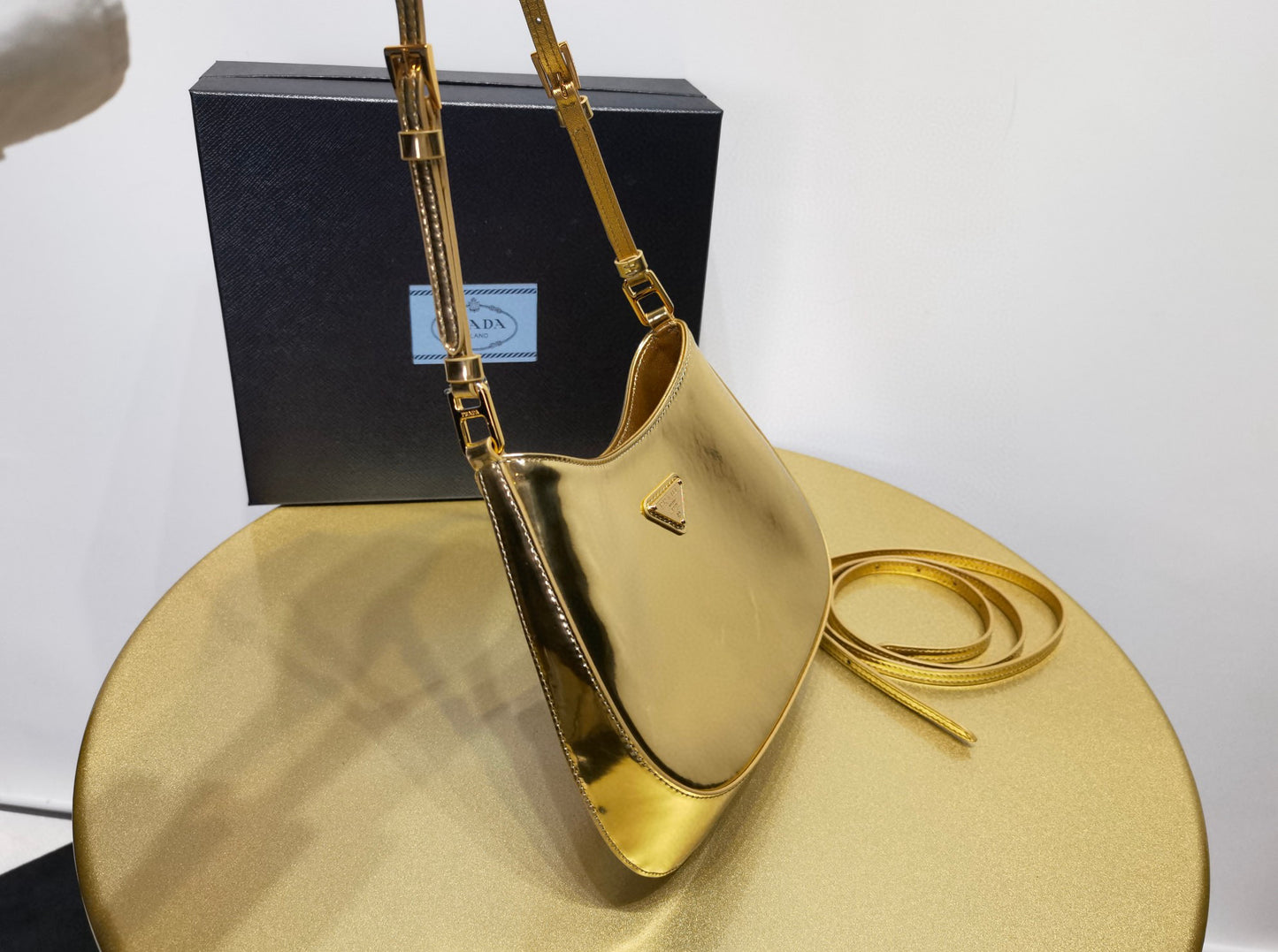 Prada Cleo Handbag 22x18.5x4.5cm
