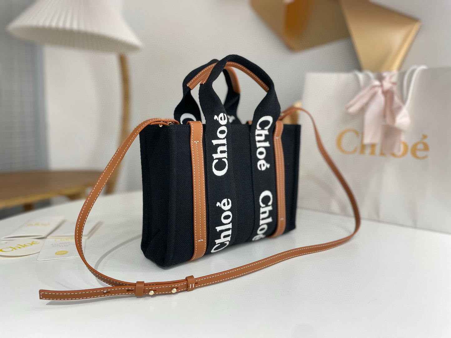 Chloe Woody Tote Bag