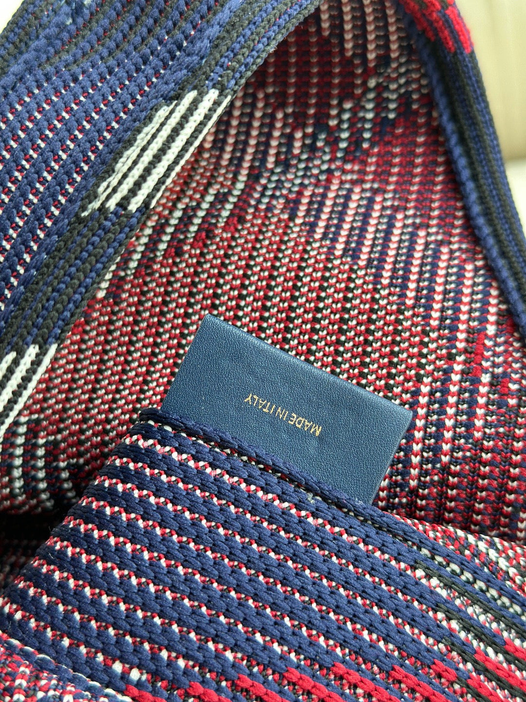 Burberry Small Check Knitted Shoulder Bag