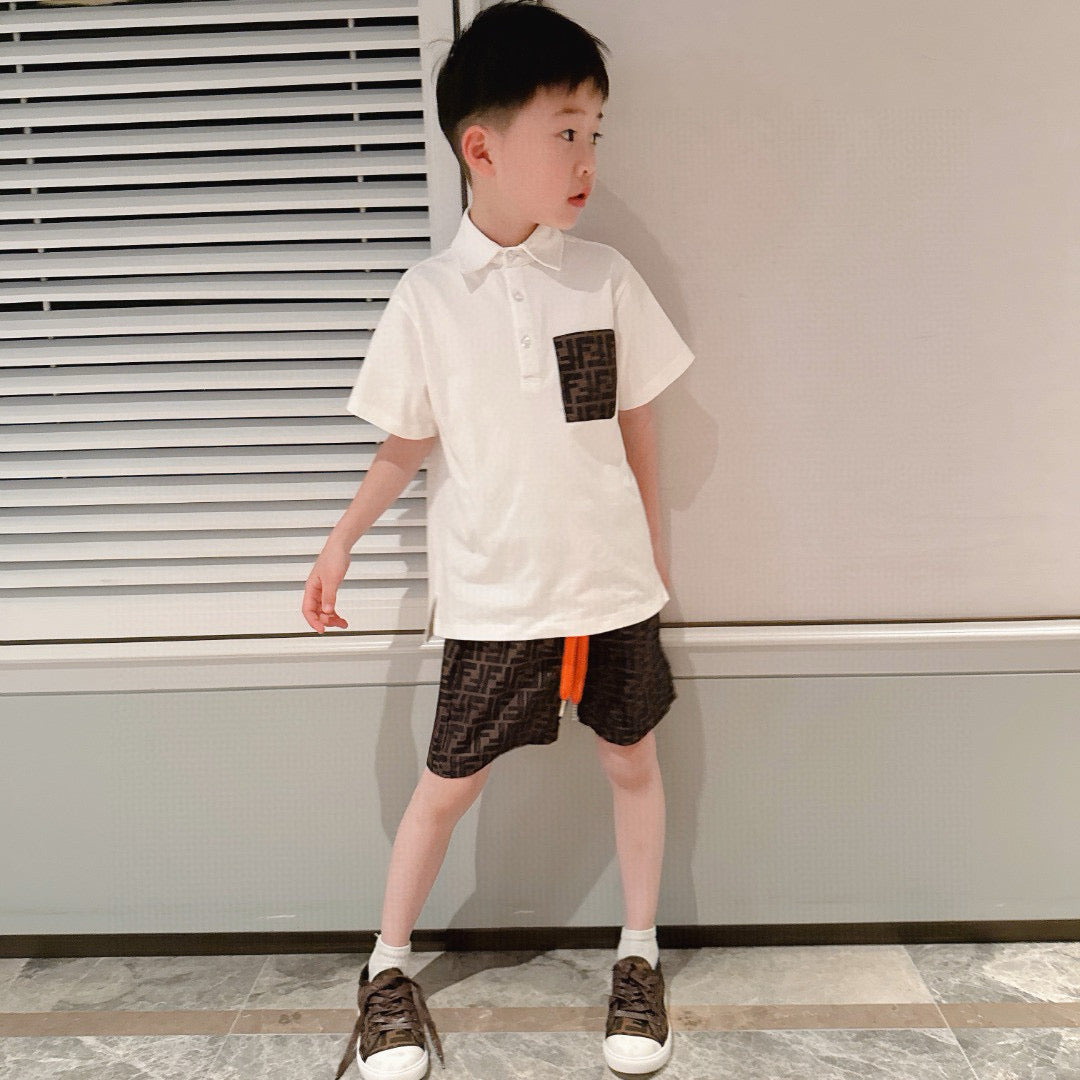 Fendi Polo/Short Pant Set