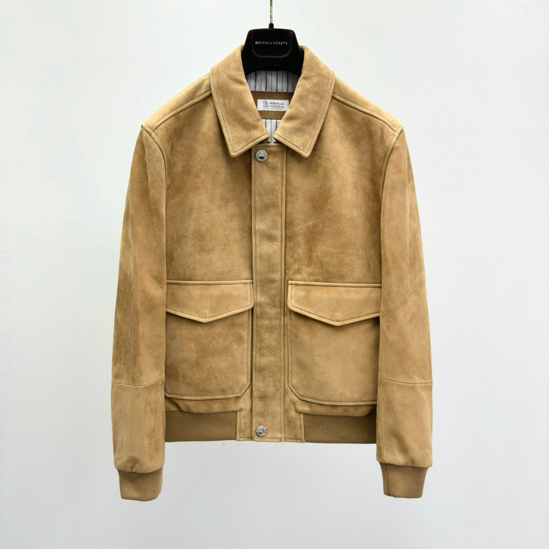 Brunello Cucinelli Leather Jacket
