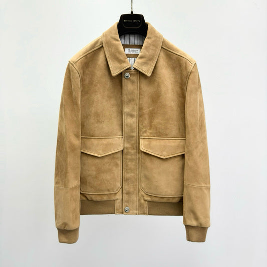 Brunello Cucinelli Leather Jacket