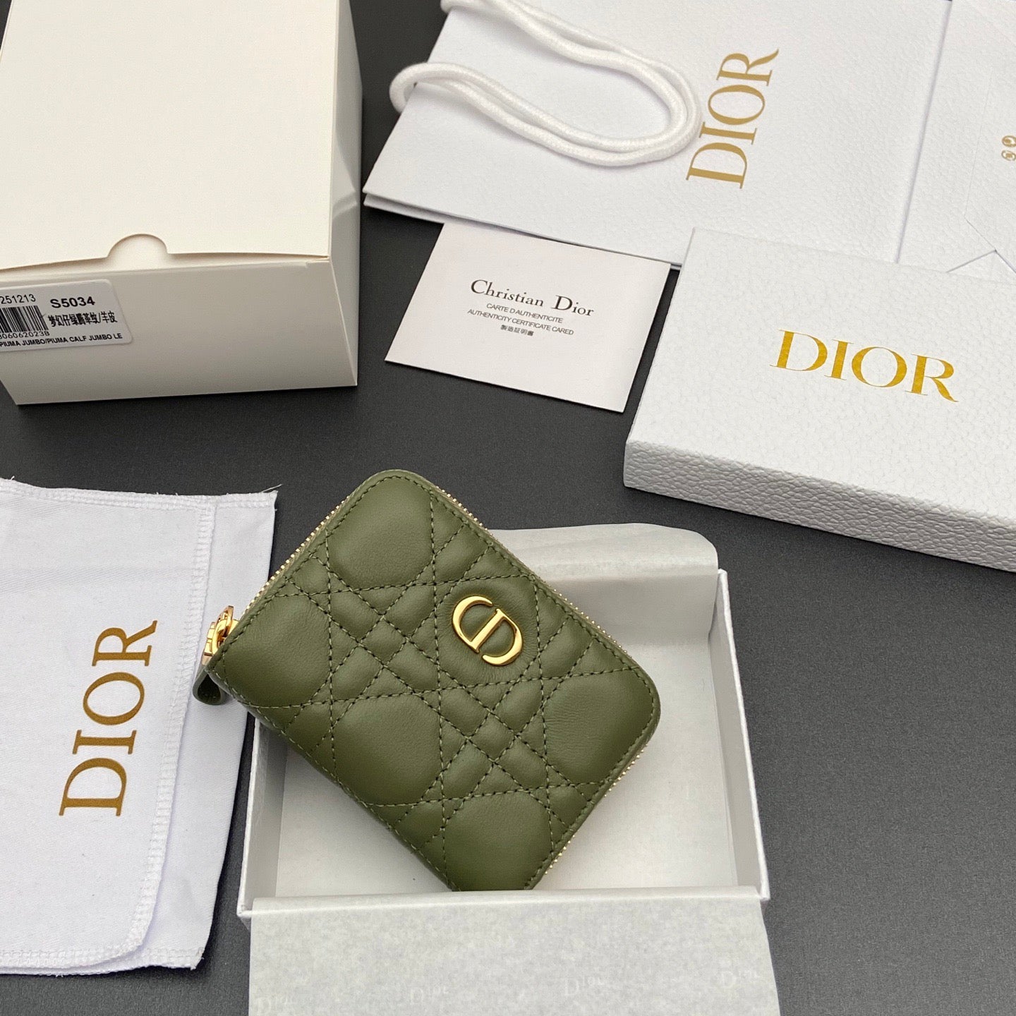 Dior Jolie Glycine Wallet