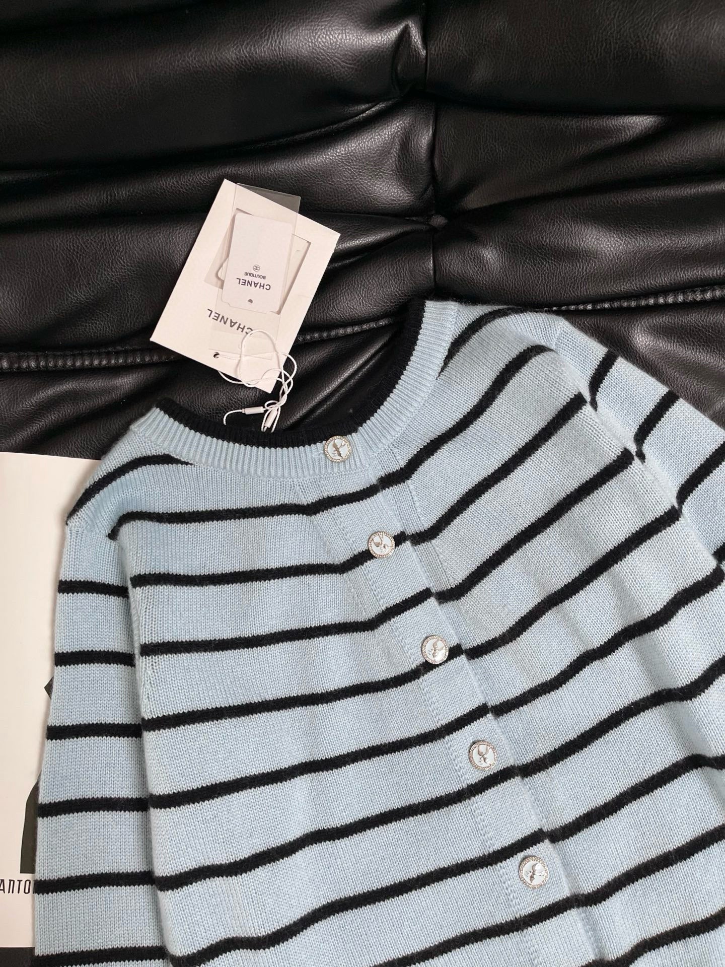 Chanel Crewneck Knit Cardigan