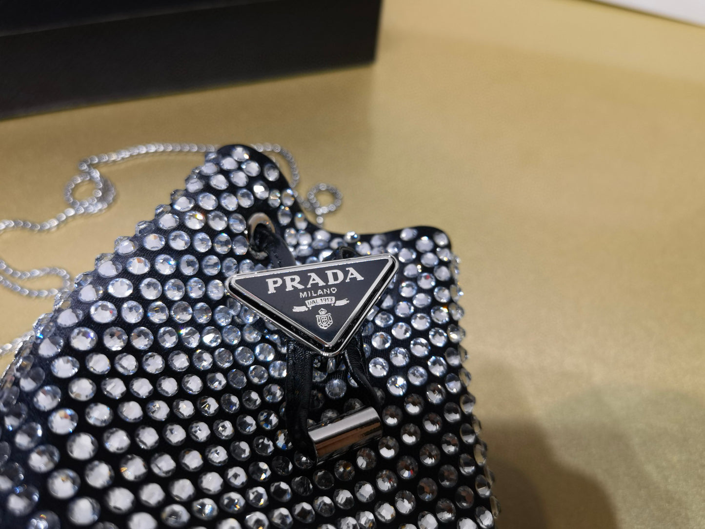 Prada Crystal Cross Body Bag Mini