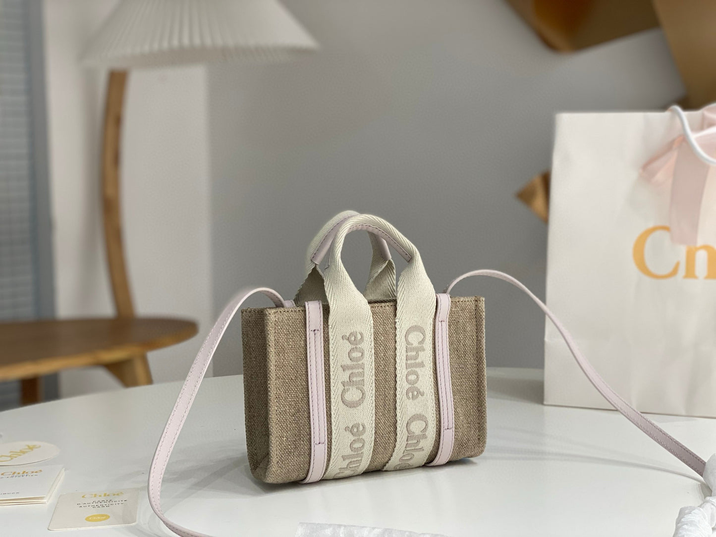 Chloe Woody Tote Bag