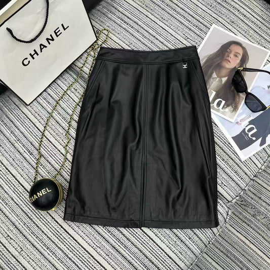Chanel Leather Shorts