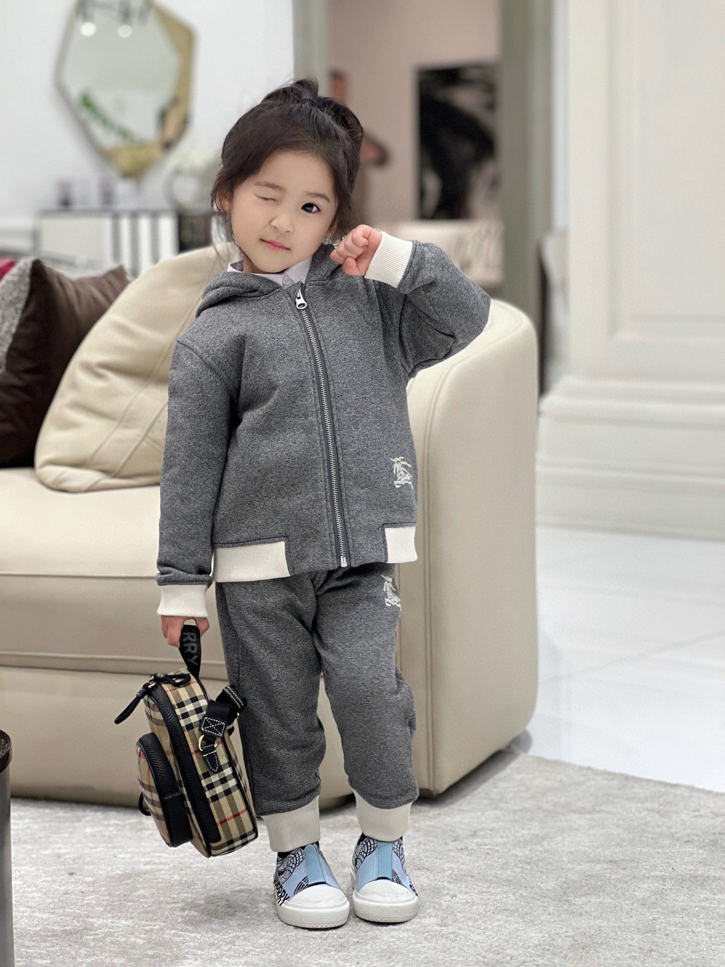 Burberry Jacket/Long Pant Set