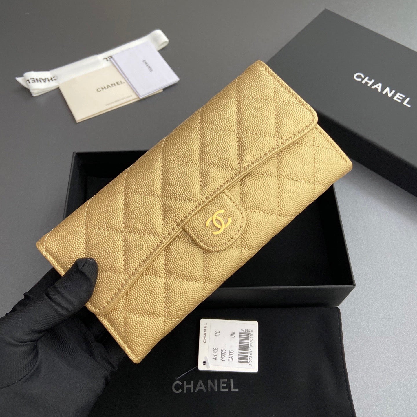 Chanel Long Flap Wallet